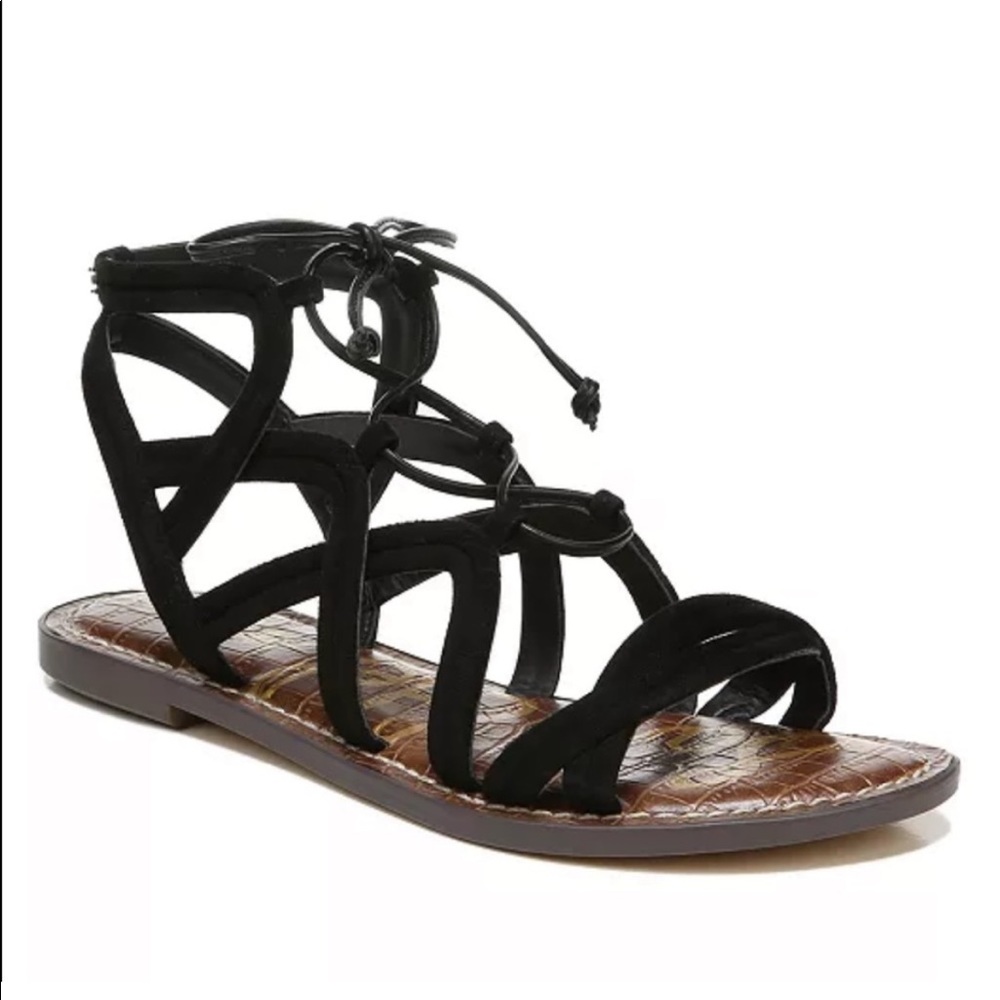 Sam Edelman Gemma Sandal Black Suede